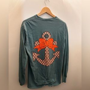 Southern Couture Anchor Long Sleeve T-Shirt